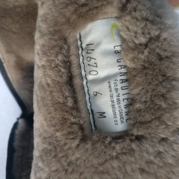 37/6us La Canadienne Mouton Tall Shearling Boot for extreme winter rated -45 deg - Picture 7 of 8